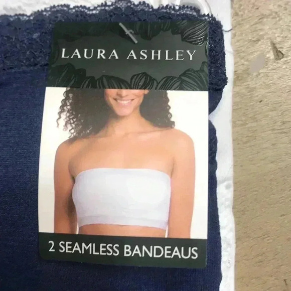 Laura Ashley 2 seamless bandeaus NWT size small - Picture 3 of 5